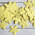 Pastel Yellow Star Shaped Wildflower Seeded Plantable Recycled Paper