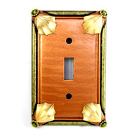 Cleo Single Toggle Switch Cover Amber