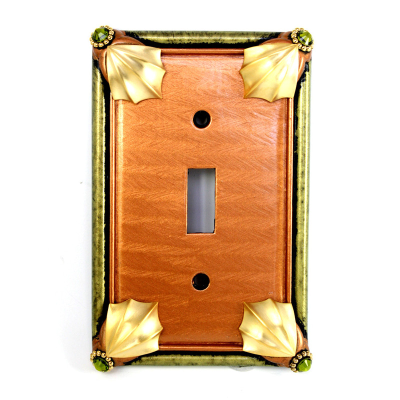 Cleo Amber SingleToggle Switch Cover - Susan Goldstick