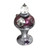 Jumbo Finial Birdie in amethyst and silver with silver metal accents and Swarovski crystals.