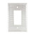 Pearl White Glass Single Decora Switch Cover