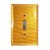Deep Gold Glass Single Toggle Switch Cover 