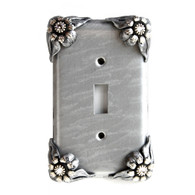 Bloomer Ice Single Toggle Switch Cover
