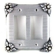 bloomer double rocker switch cover ice