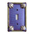 cleo single toggle switch cover periwinkle