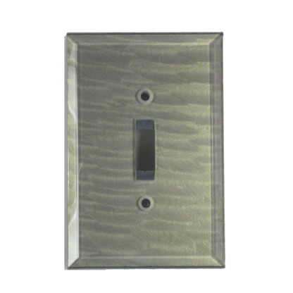 Deep Opal Glass Single Toggle Switch Cover