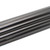 Reeded wooden rod with black paint finish 1 3/8" diameter