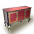 Bolero 4 drawer 2 door dresser with ruby paint finish