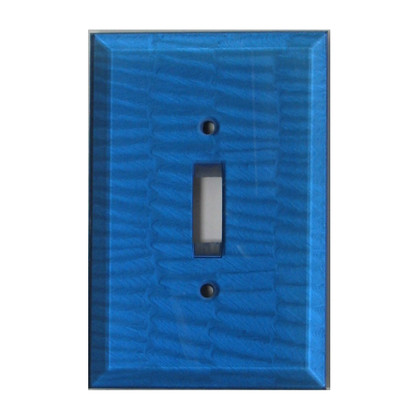 Lapis Glass single toggle switch cover 