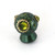 Petit Style 6 Knob emerald 1 inch diameter has special blended speckled finish. 