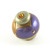 Nu Duo Knob Periwinkle 1.5 Inches Diameter has painted gold stem to coordinate with metal details.