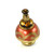 Nu Carnival Knob copper 1.5 Inches Diameter with gold metal accents