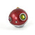 Nu Mini Style #6 knob ruby has painted silver stem to complement the metal color and assorted crystals.