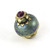 Nu Ivy Knob Turquoise 1.5 Inches Diameter has painted gold stem to complement the metal color.