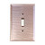 Light Bronze Glass Single Toggle Switch Cover 