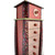 Tango Tower has parfum knobs in coral and ruby with olivine crystals