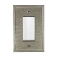 Dune Gold glass single decora switch cover 
