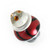 Nu Congo Light knob 1.5 in. diameter in ruby, black and alabaster with Swarovski topaz crystals