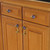  Iris Eel PULLs  WITH NU IRIS 1.5 IN.KNOBS ON KITCHEN CABINETRY