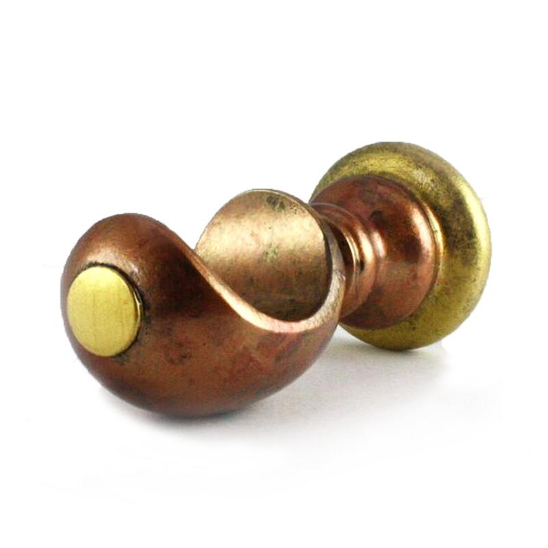 Large Painted Wood Cup Bracket Amber and Gold - Susan ...