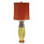 Gilda Glam Table lamp with tall drum shade in silk copper