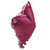 Fiji Pillow Orchid with tassel trim has a duo color scheme. One side is dupioni silk in light orchid and the flip side is a lush velvet in fuchsia pink.