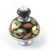 Small Grand Tiki Silver knob 2 inches diameter has silver metal details and silver painted stem