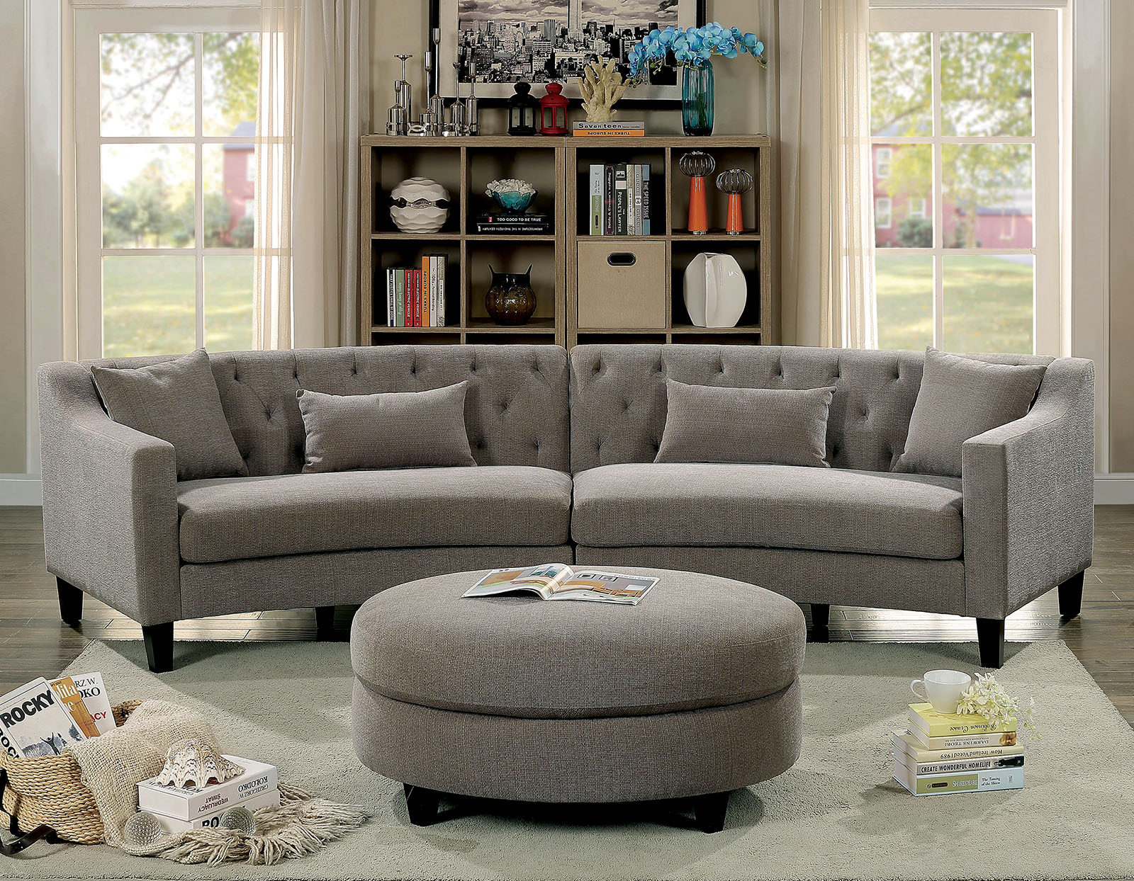 Curved Sectional Sofa