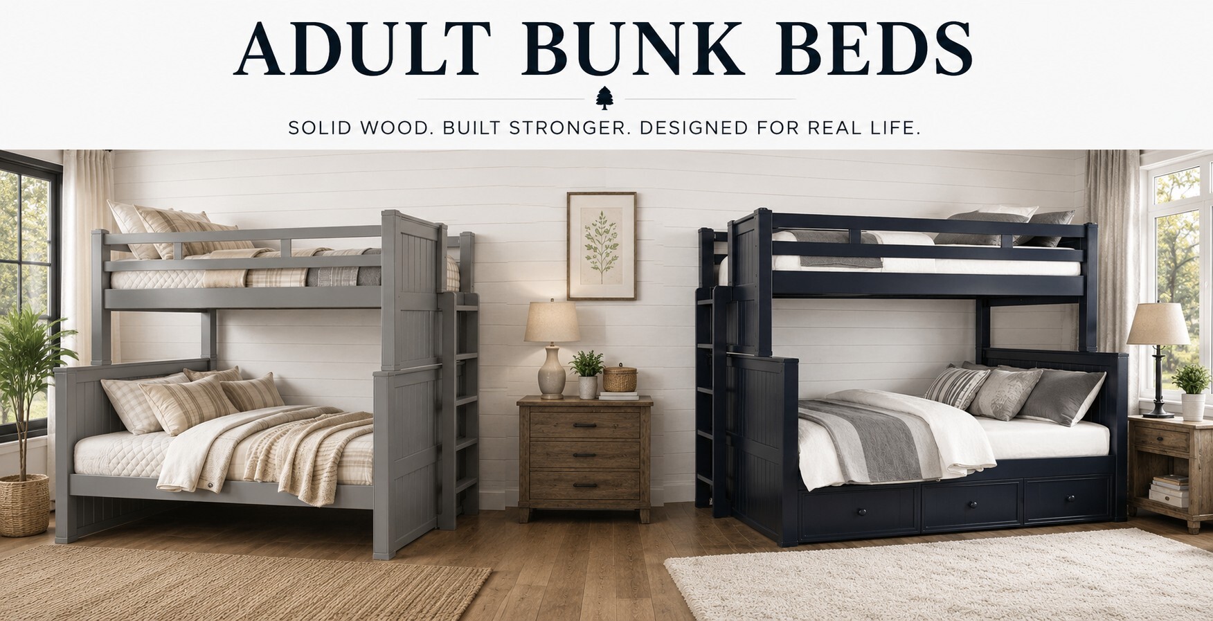 Hero image full XL Bunk and Twin over full bunk bed