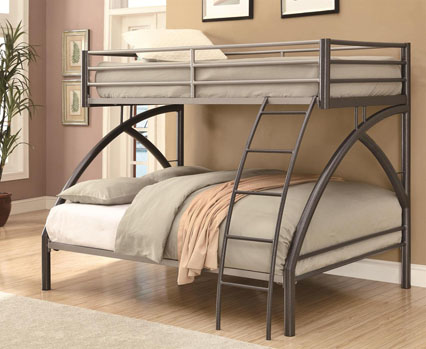 Metal Twin Full BUnk Bed