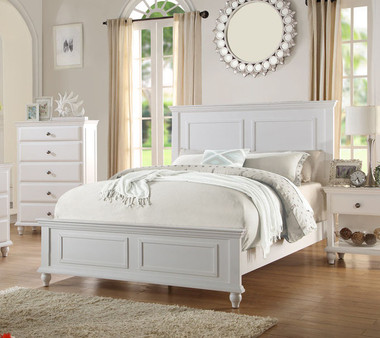 King Size Wood Cottage Bed King Size Wood Cottage Bed