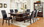 Furniture of America CM3130T Dark Cherry Dining Table with Chairs