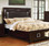 Balfour Brown Cherry Bed with Drawers