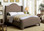 Furniture of America CM7516 Wing-back Bed | Chic Camel-Back Look Headboard