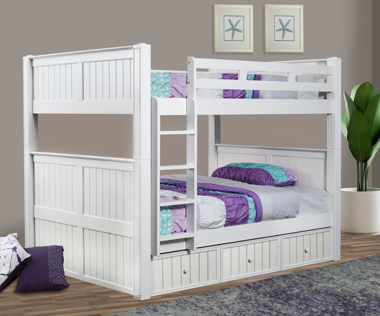 Dillon Queen over Queen Bunk Bed | OC Furniture