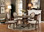 Furniture of America CM3872RT Rustic Oak Round Table