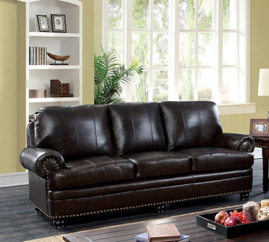 Reinhardt CM6318 Top Grain Leather Match Love Seat