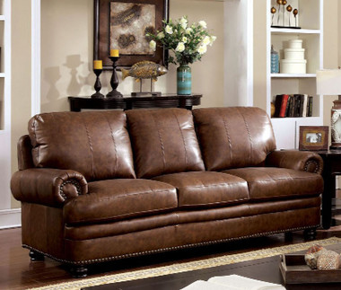 Reinhardt CM6318 Top Grain Leather Match Love Seat