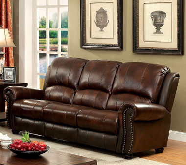 Turton CM6191 Top Grain Leather Match Love Seat