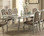 ACME 62080 Champagne Dining Room Table with 6 Chairs 
