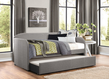 Ronald Gray Daybed with Roll Out Trundle