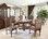 Furniture of America CM3788RT Lucie Dining Table with Four Chairs