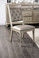Xandra Champagne Finish Tufted Leatherette Chairs (Set of 2)