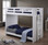 Austin Panel Twin Bunk Bed in white