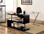 Furniture of America CM-DK6131 Bronwen Glass Desk