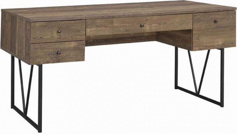 Analiese Writing Computer Desk In Rustic Oak