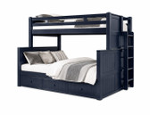Dillon twin over full bunk bed with dual height and end ladder