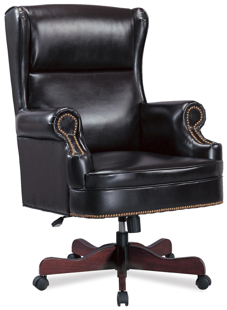 Black executive office chair