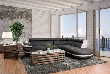 Sectional Sofa with Adjustable headrests