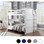 Queen High Bunk Bed w/ Ladder on End with Trundle